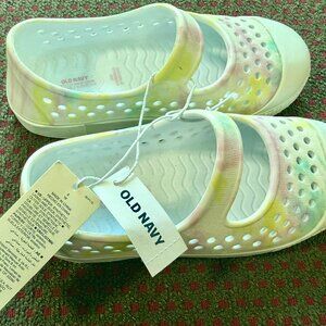 Toddler Girls Size 9 Tie Dye Slip On Sandals NWT Old Navy